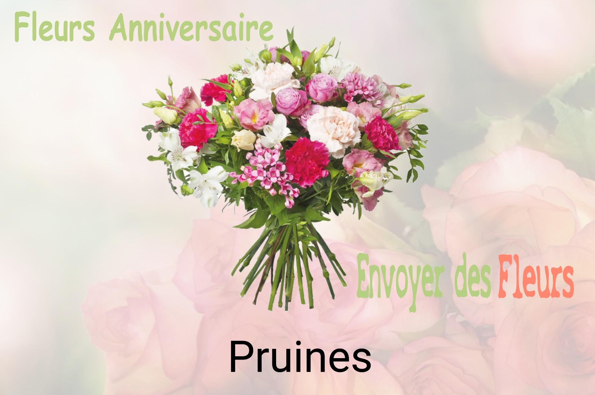 Bouquet de fleurs d’anniversaire livré à Pruines