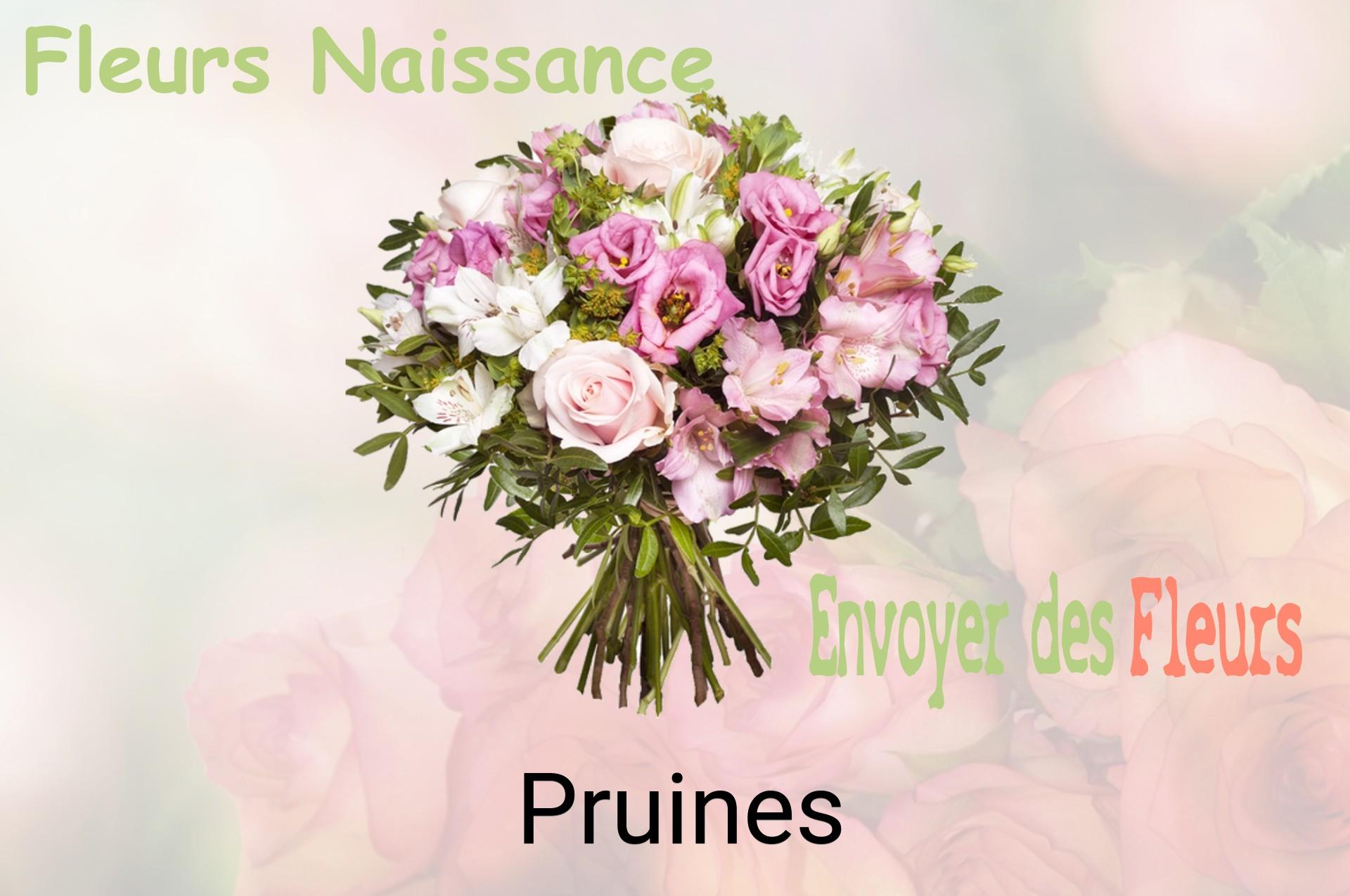 Bouquet de fleurs de naissance livré à Pruines